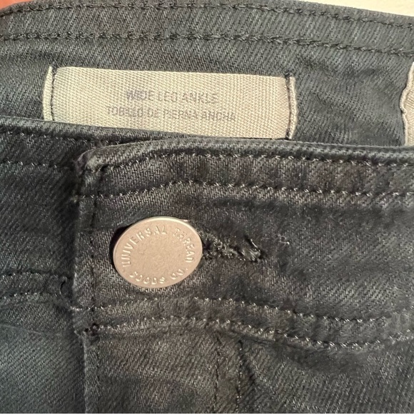 Universal Thread Black Wide-Leg High-Rise Ankle Pants Size 17 - Picture 8 of 12